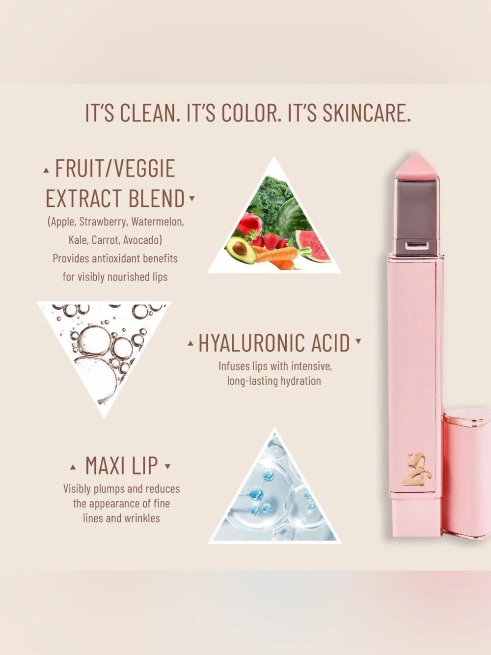 🌹 LYS BEAUTY Speak Love Lip-Plumping Glossy Lip Balm - TRUTHFUL